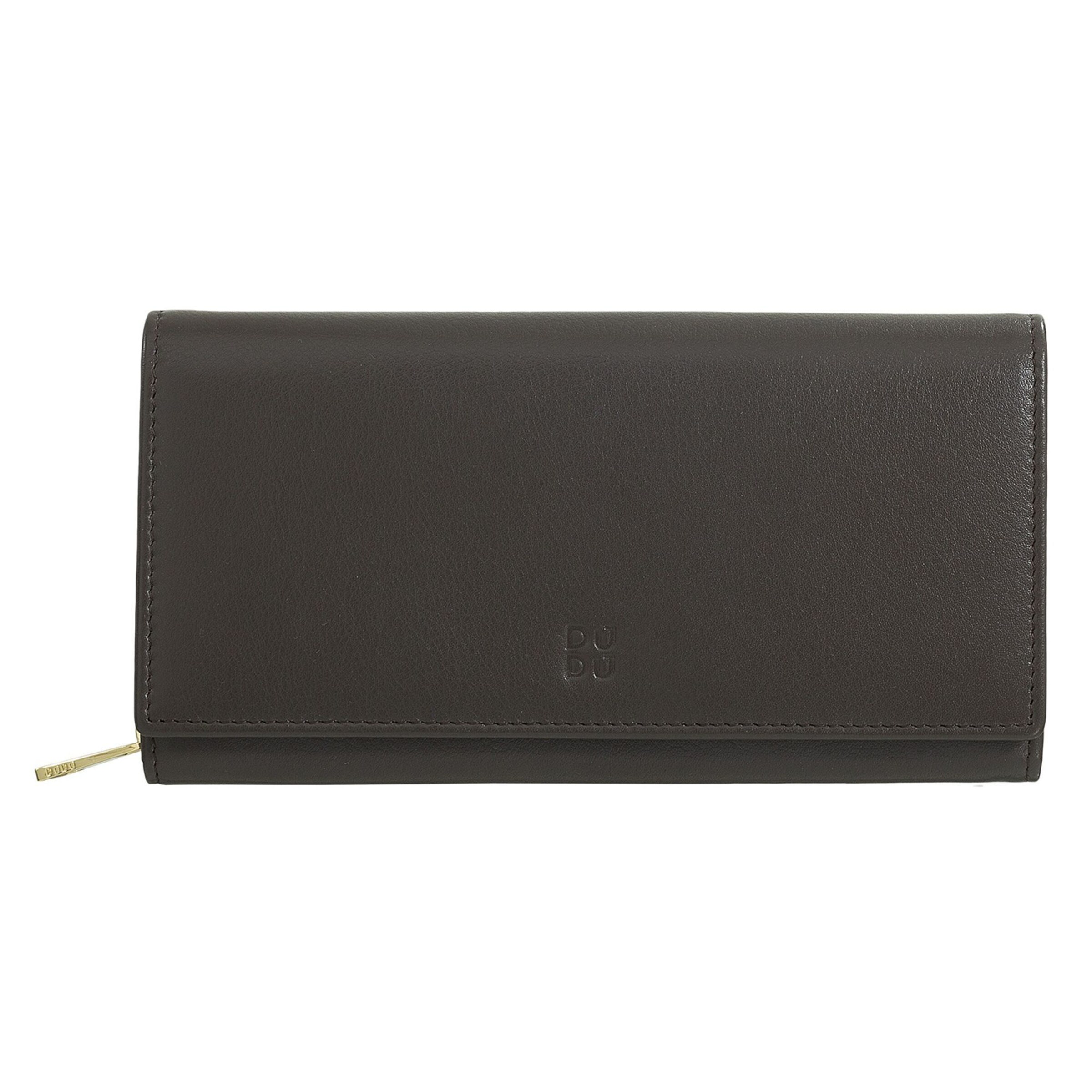 DuDu Geldbörse in Braun: Vorderseite