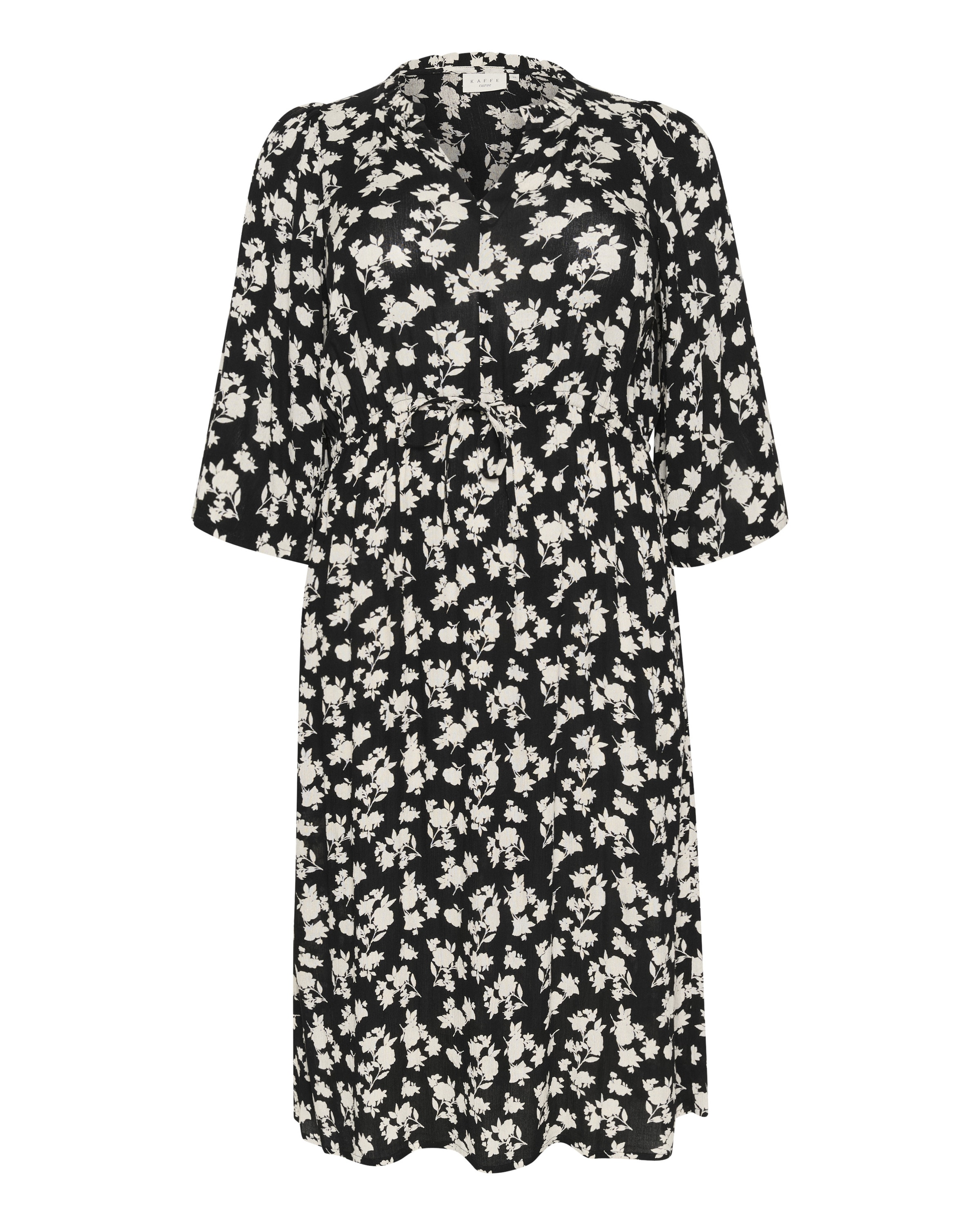 KAFFE CURVE Kleid  'Juna ' in Schwarz: Vorderseite