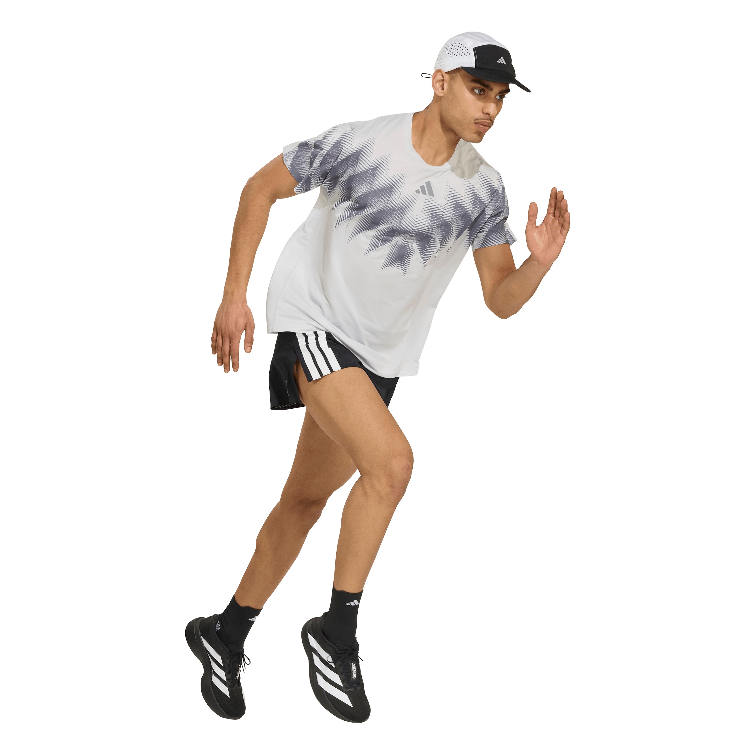 ADIDAS PERFORMANCE - Camiseta funcional 'Adizero Aspyre' en gris