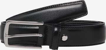 Ceinture 'Christopher' JACK & JONES en noir : devant