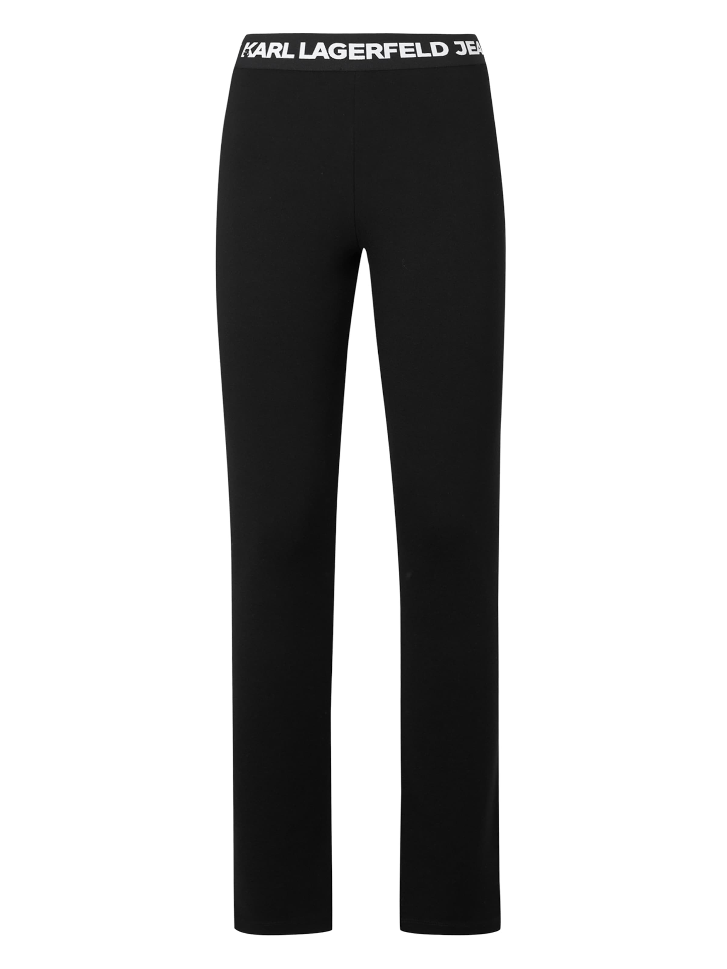 Skinny Leggings 'Milano' de la KARL LAGERFELD JEANS pe negru: față