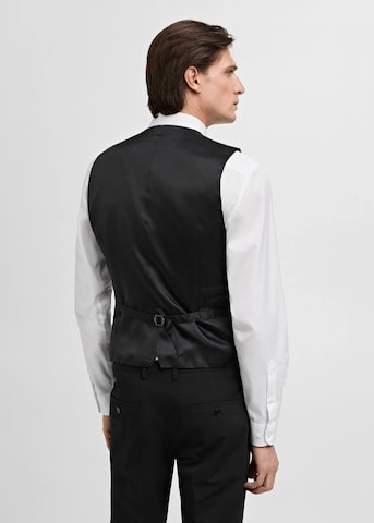 MANGO MAN Weste 'Paris' in Schwarz