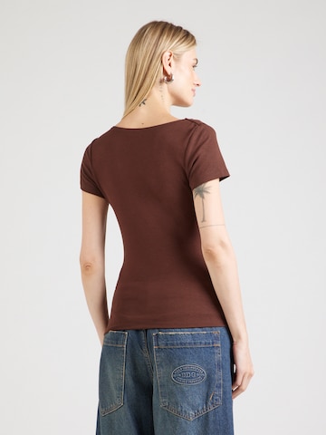 T-shirt Trendyol en marron