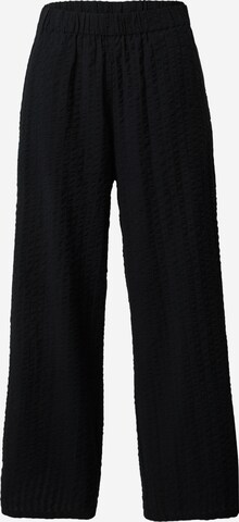 Loosefit Pantalon Monki en noir : devant