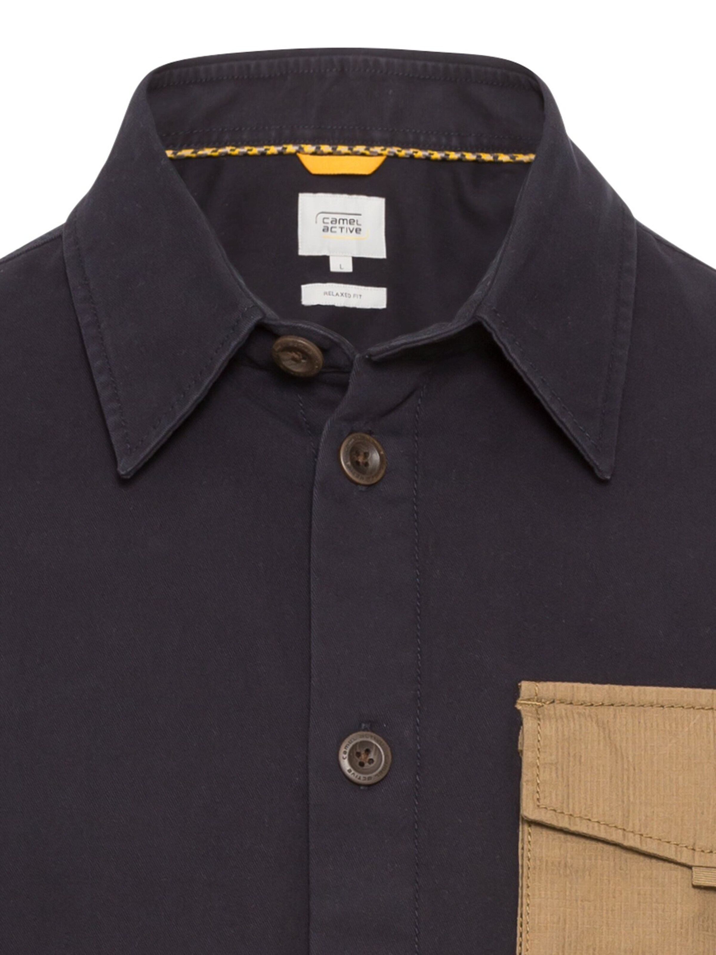 CAMEL ACTIVE Regular Fit Hemd in Schwarz