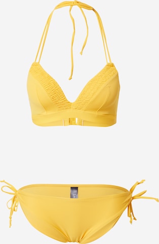 LingaDore Trikotni nedrčki Bikini | rumena barva: sprednja stran
