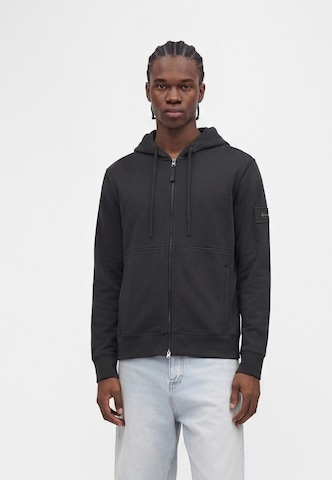 Veste de survêtement Calvin Klein Jeans en gris : devant