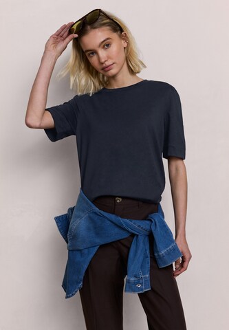 Street One Studio Shirt in Blue: front