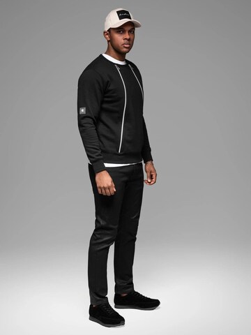 Sweat-shirt Ombre en noir