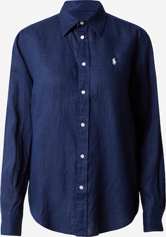 Camicia da donna di Polo Ralph Lauren in blu: frontale