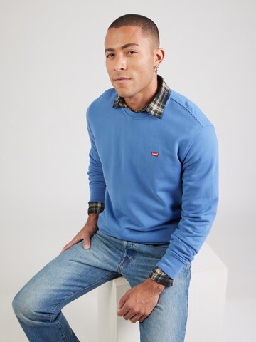 LEVI'S ® Regular Fit Sweatshirt 'Original Housemark' in Blau: Vorderseite