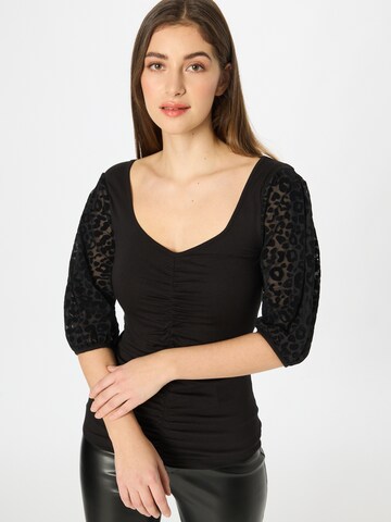 Dorothy Perkins Shirt in Black: front