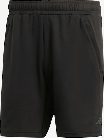 ADIDAS PERFORMANCE Regular Sportbroek in Zwart: voorkant