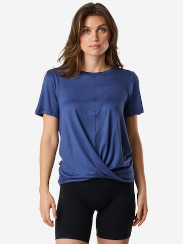 T-shirt fonctionnel 'Core' SWEDEMOUNT en bleu : devant