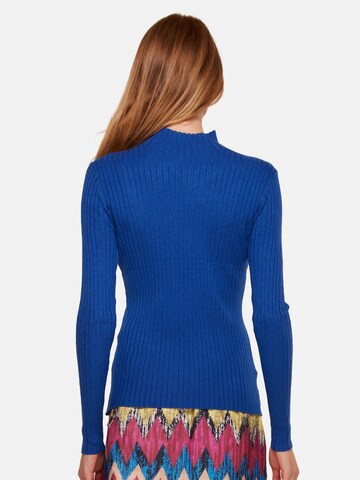 TOOche Sweater 'Pulli Gerippt' in Blue