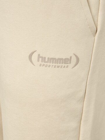 Hummel Tapered Broek in Wit