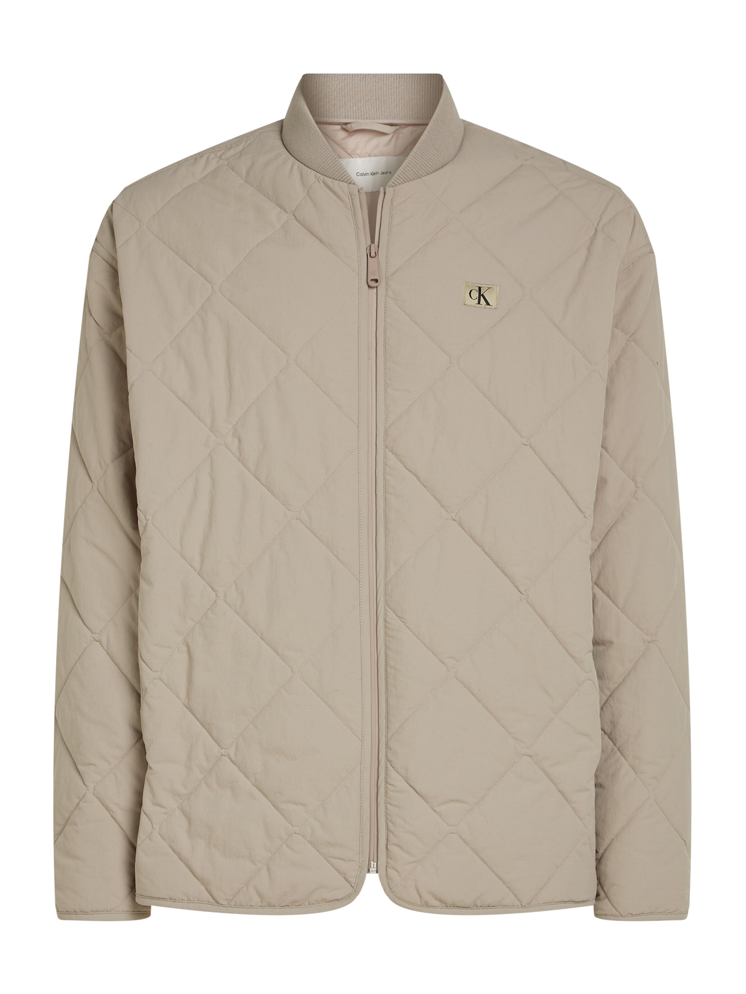 Calvin Klein Jeans Between-season jacket in Beige: front