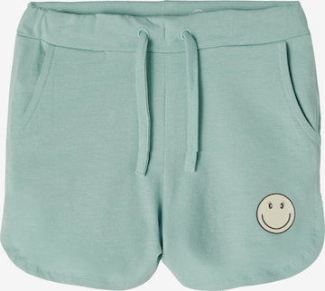 NAME IT Pants 'ARNA HAPPY' in Green: front