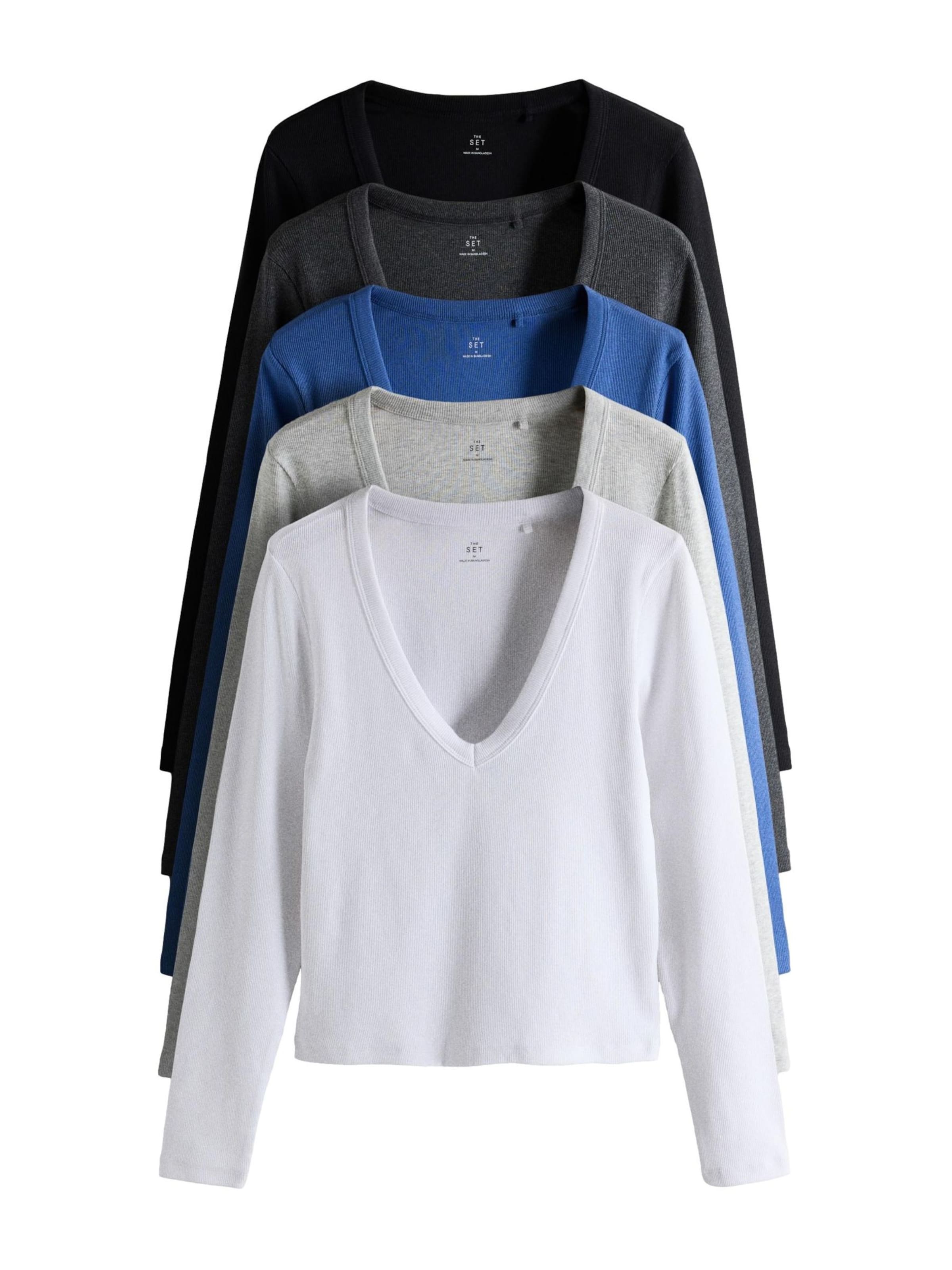 The Set Shirt in Blue: front