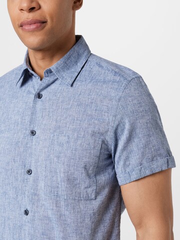 STRELLSON Regular fit Button Up Shirt 'Corvin' in Blue