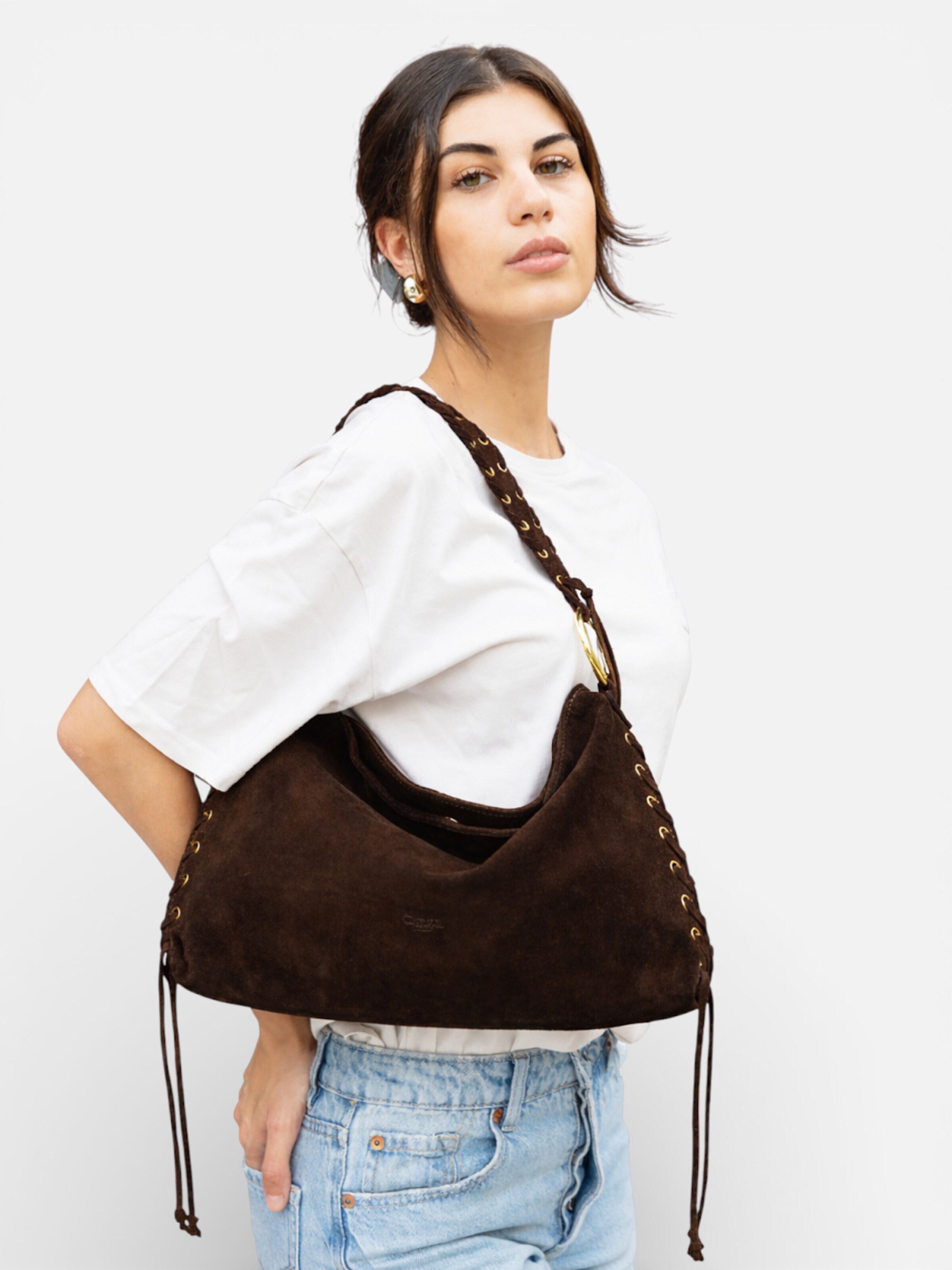 Sac bandoulière 'Daisy' Cheval Firenze en marron