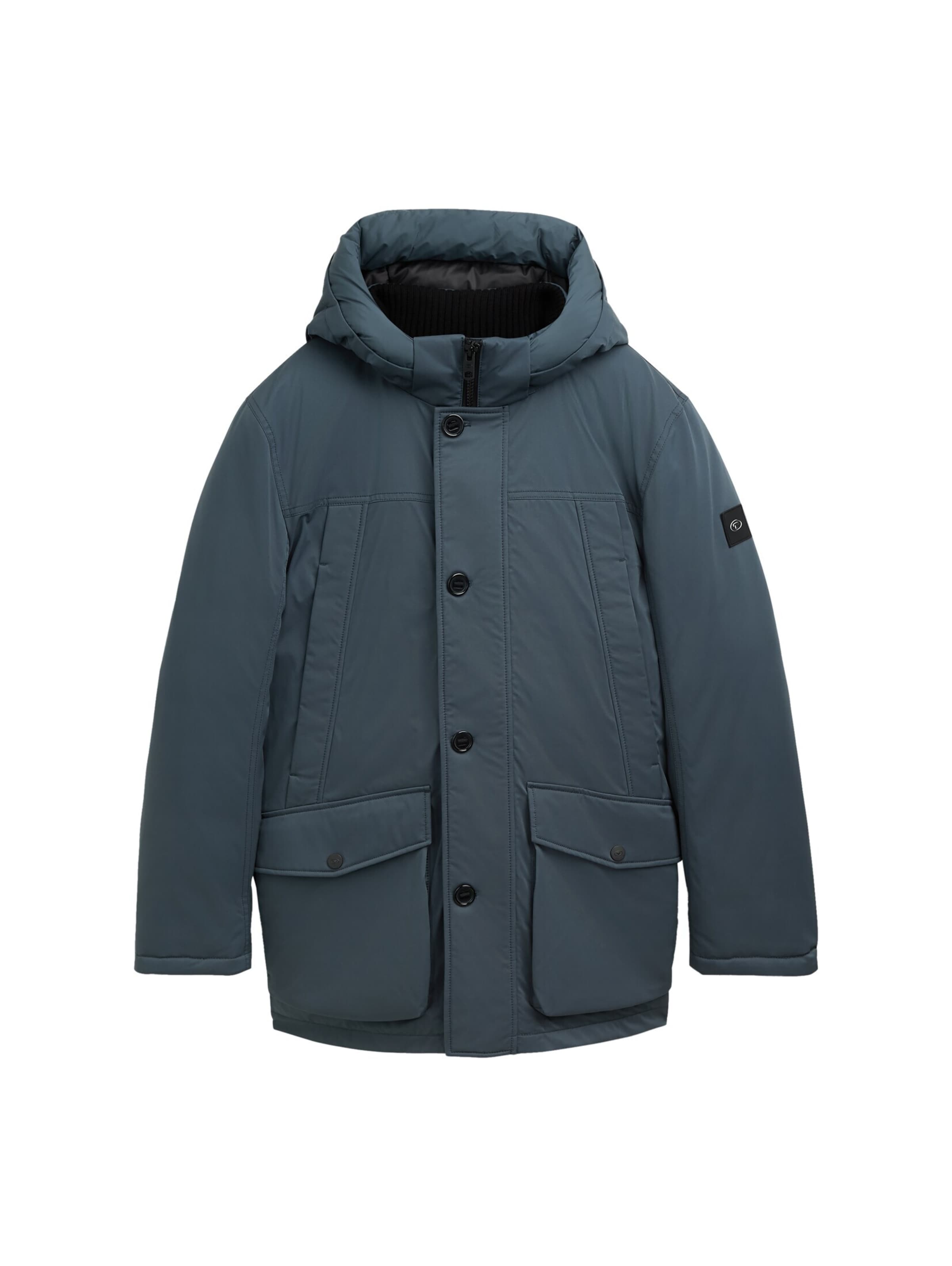 TOM TAILOR Winterjas in Blauw: voorkant