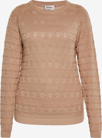 Sidona - Pullover em bege: frente
