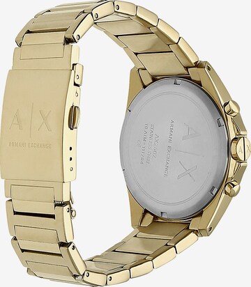 ARMANI EXCHANGE Analog klocka i guld