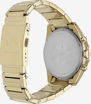 ARMANI EXCHANGE Analogové hodinky – zlatá