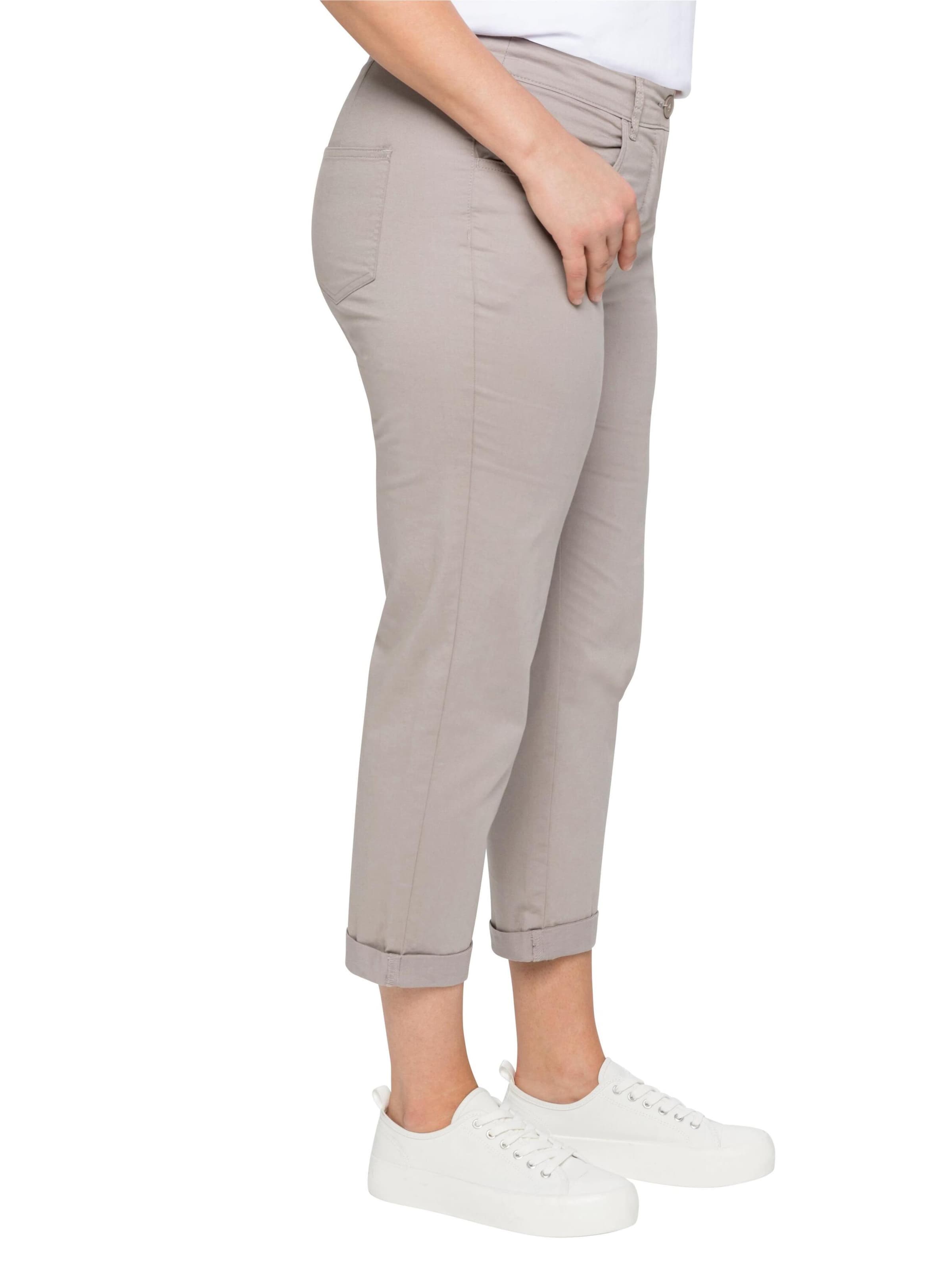 Slimfit Pantaloni di SHEEGO in grigio