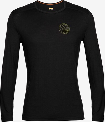 ICEBREAKER Funkcionalna majica '200 Oasis Alps 3D' | rumena / črna barva, Prikaz izdelka