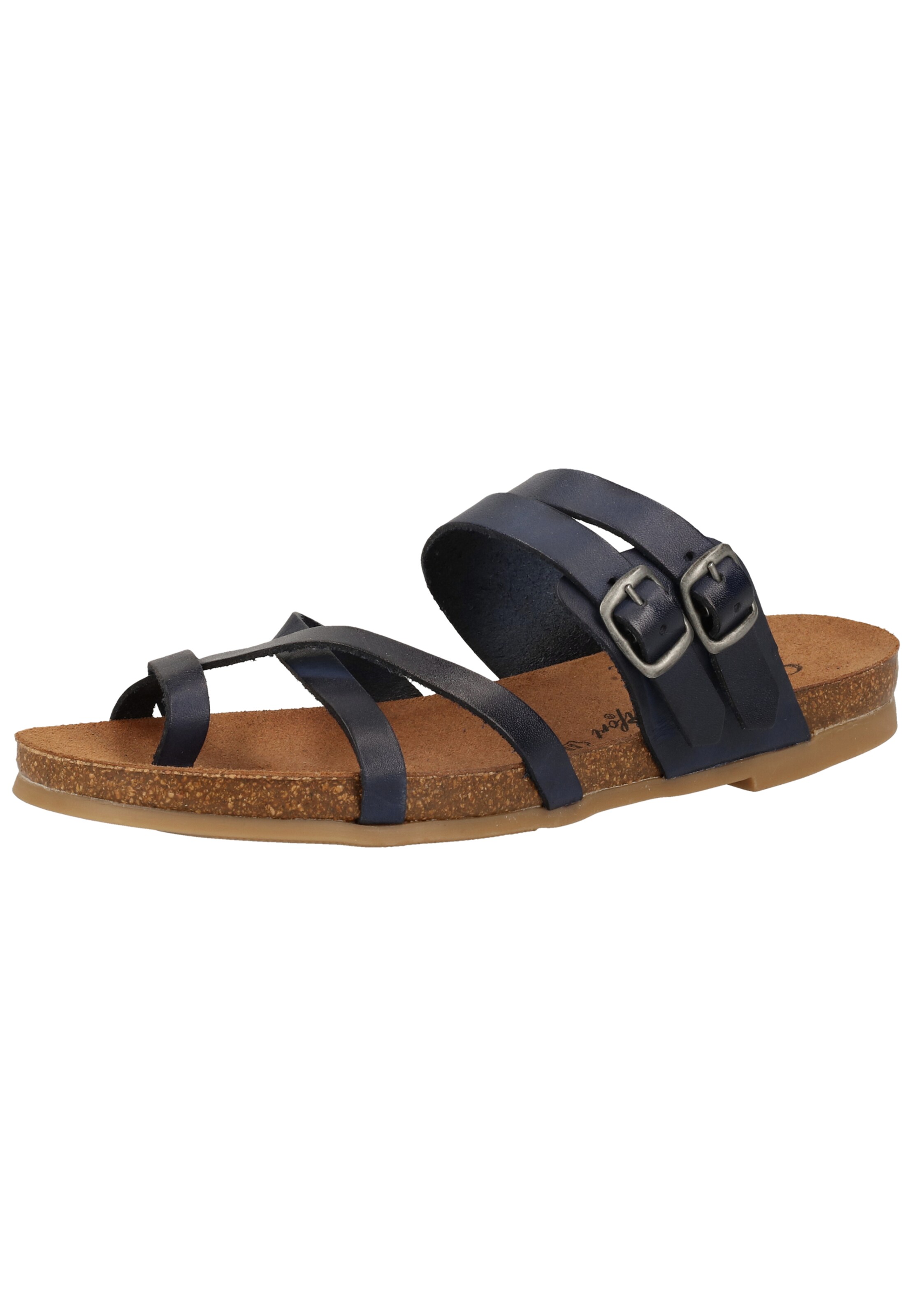 COSMOS COMFORT T-bar sandals in Blue: front