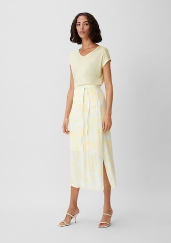 COMMA Skirt in Yellow: front