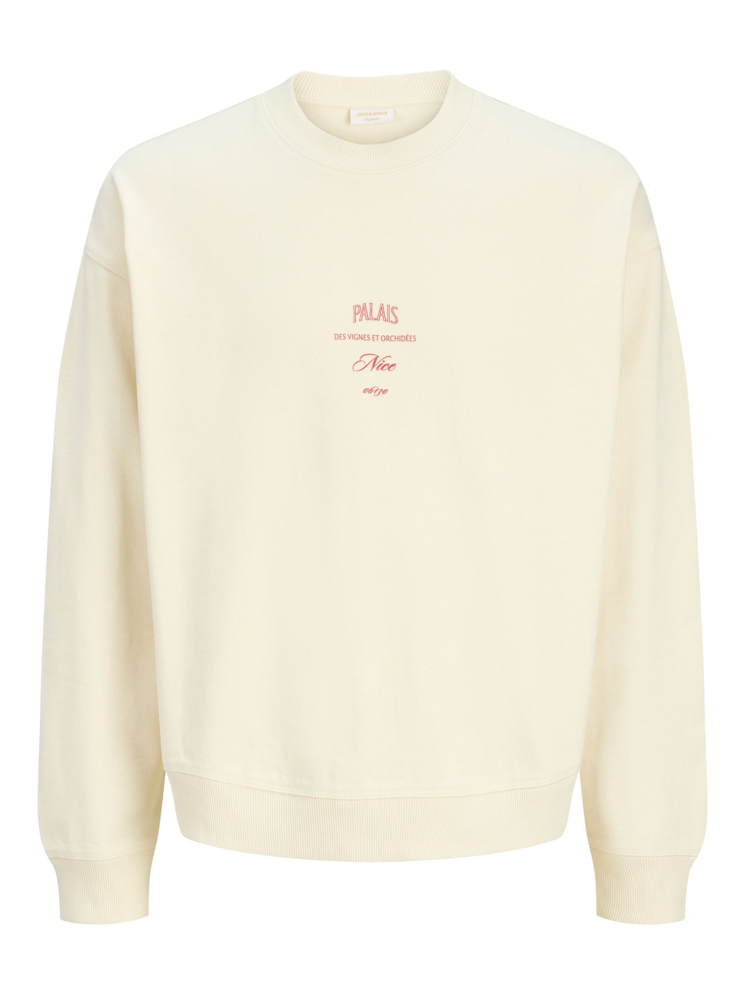 Sweat Jack & Jones Junior en beige : devant