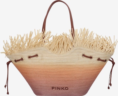 PINKO Shopper 'Pagoda ' in beige / braun / orange, Produktansicht