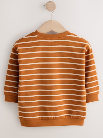 Next Sweatshirt i brun