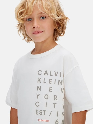 Calvin Klein Kids Paita värissä valkoinen