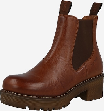 Ten Points Chelsea Boots 'CLARISSE' in Braun: predná strana