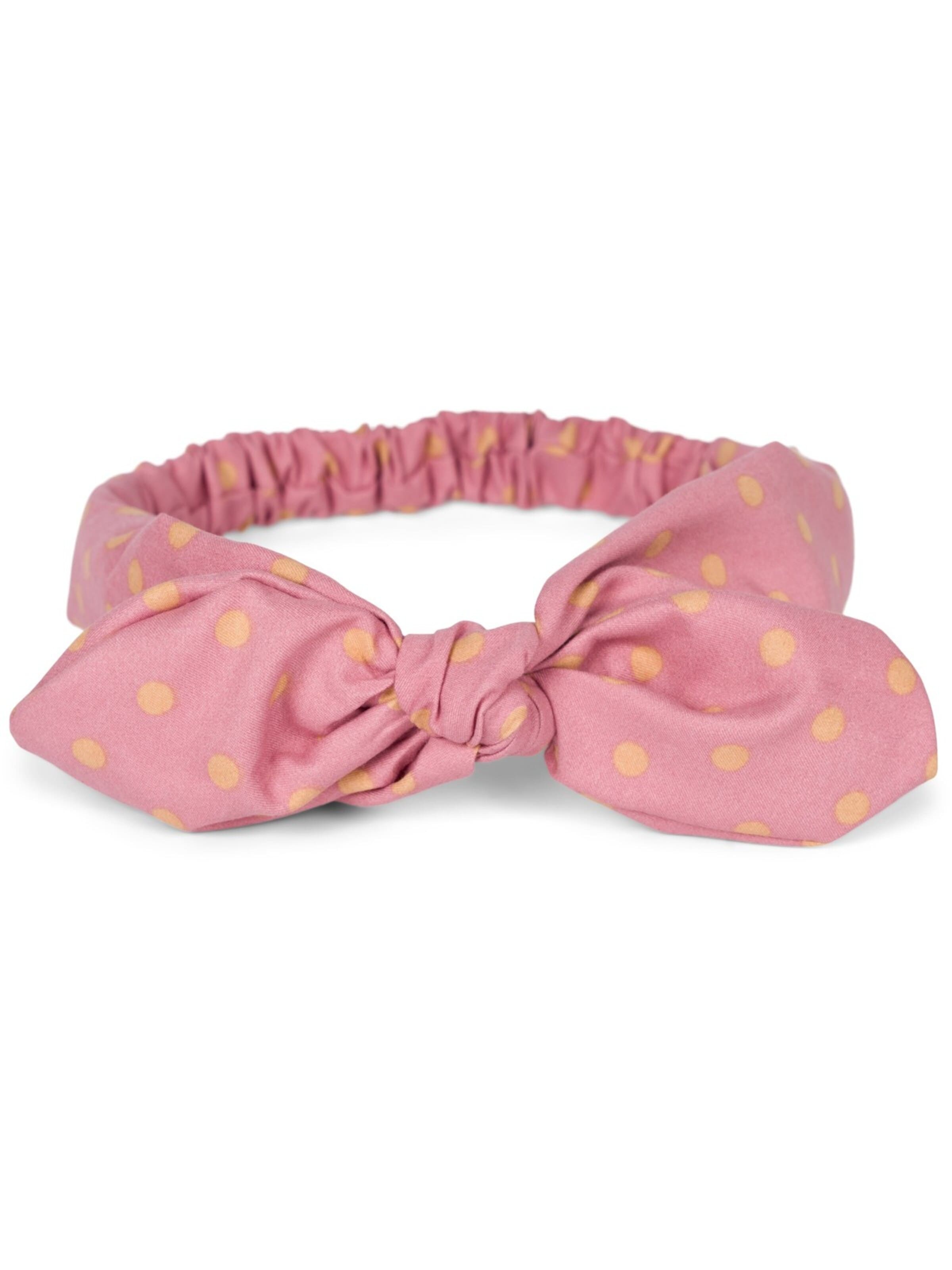 styleBREAKER Haarschmuck 'Haarband mit Punkte Muster und Schleife'‌‌‌‌‌‌‌‌‌‌ in Pink