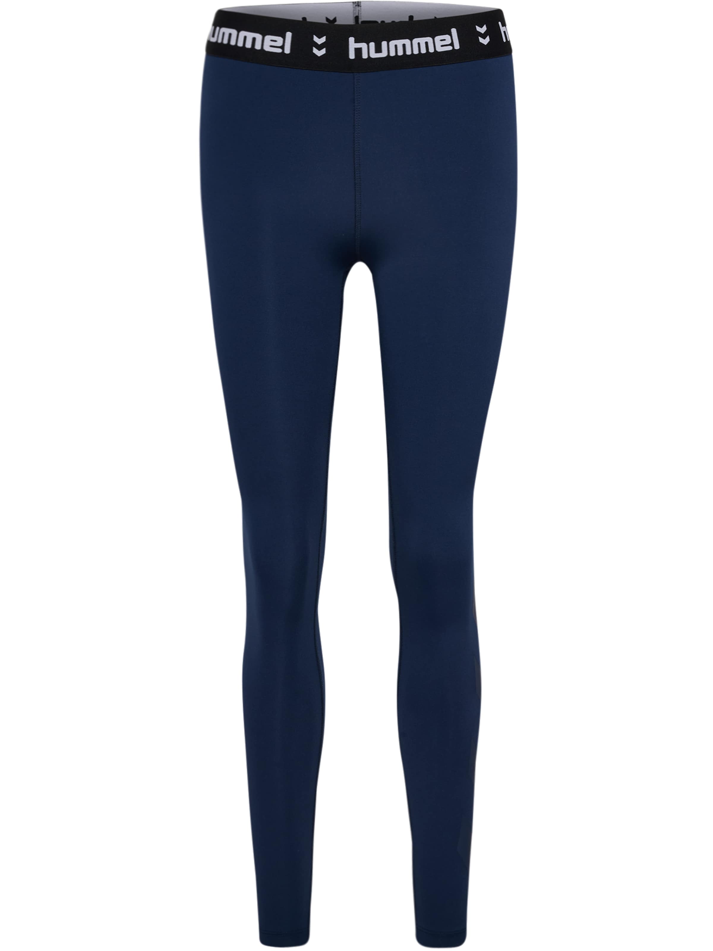 Skinny Pantaloni sport 'Pulse' de la Hummel pe albastru: față
