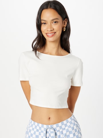 ABOUT YOU - Camiseta 'Malou' en blanco: frente