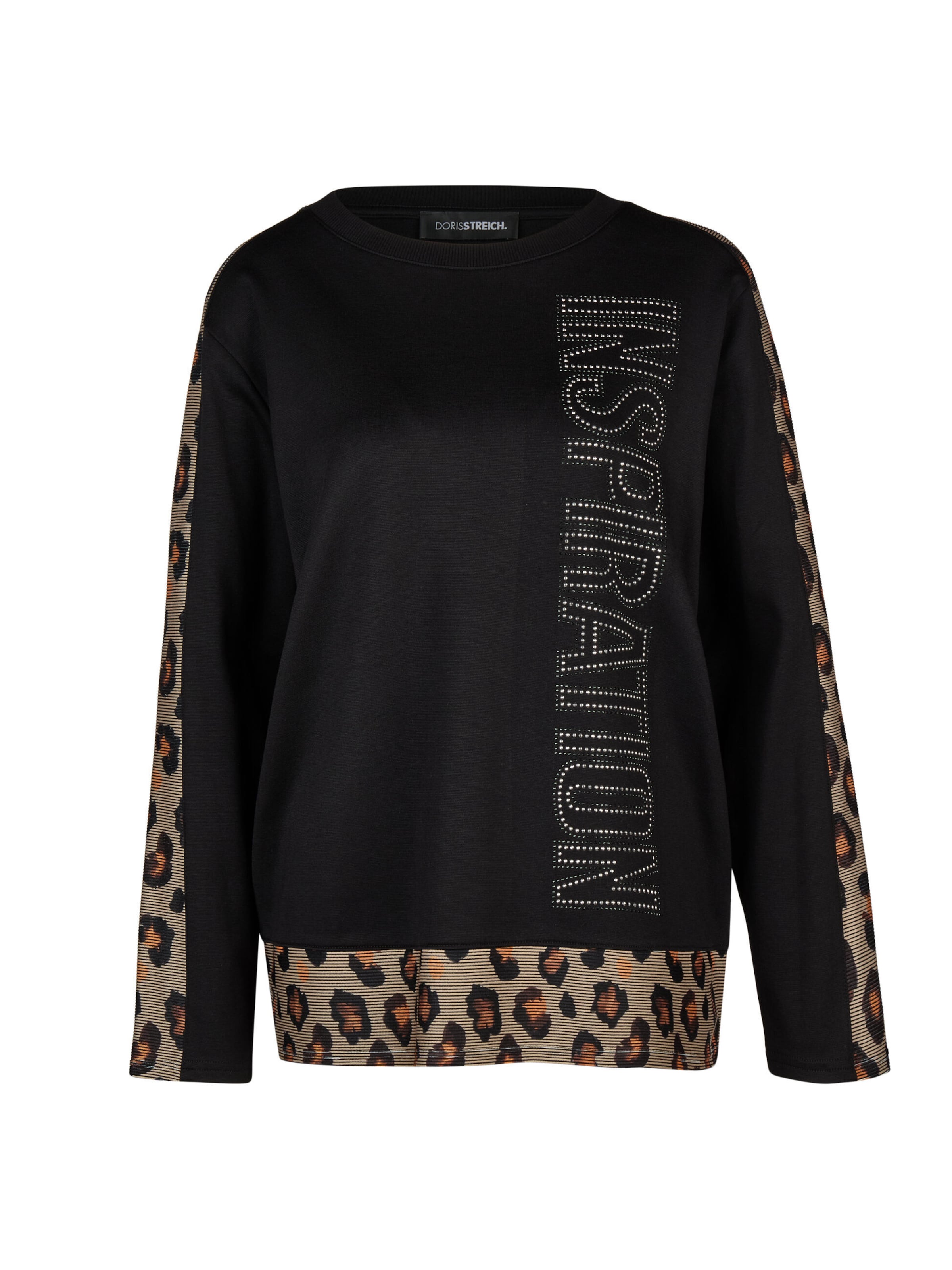 Doris Streich Sweatshirt in Schwarz: Vorderseite