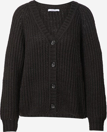 ABOUT YOU Knit Cardigan 'Lina' in Black: front
