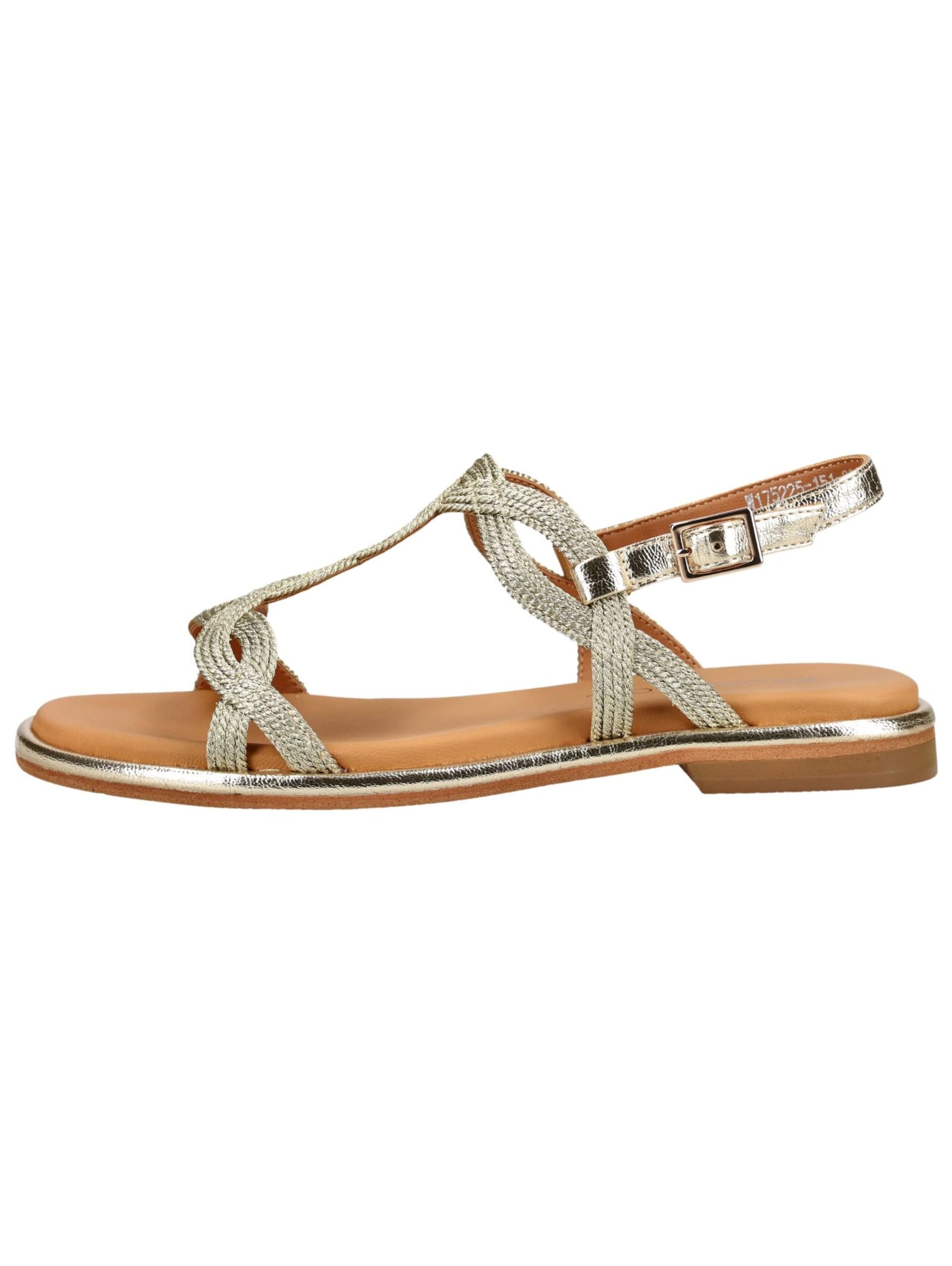 Regarde le Ciel Strap sandal in Gold