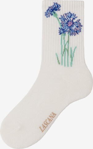 LASCANA Къси чорапи в бяло