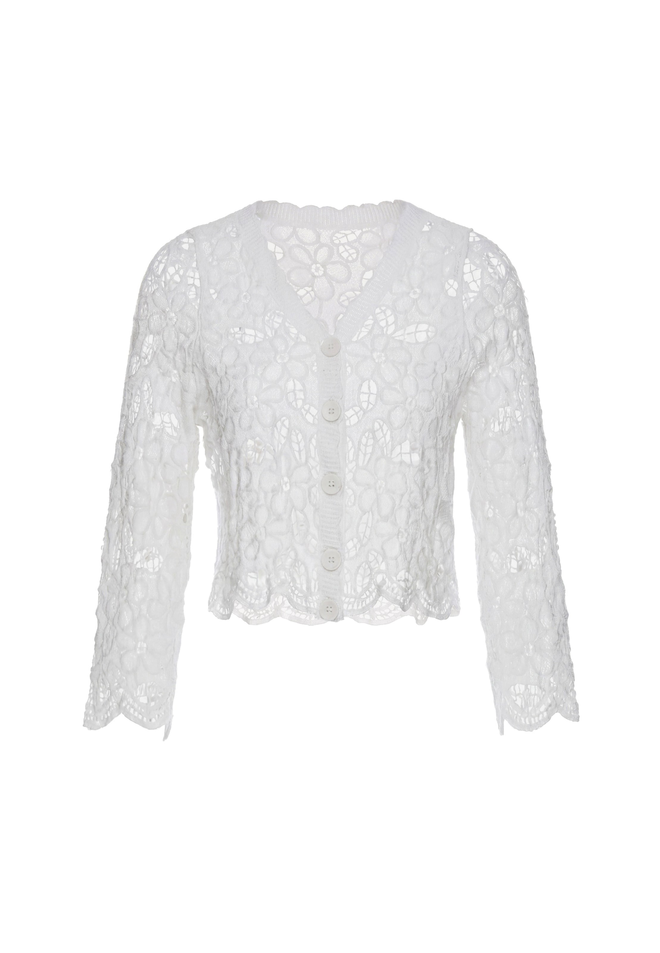IZIA - Cárdigan en blanco: frente