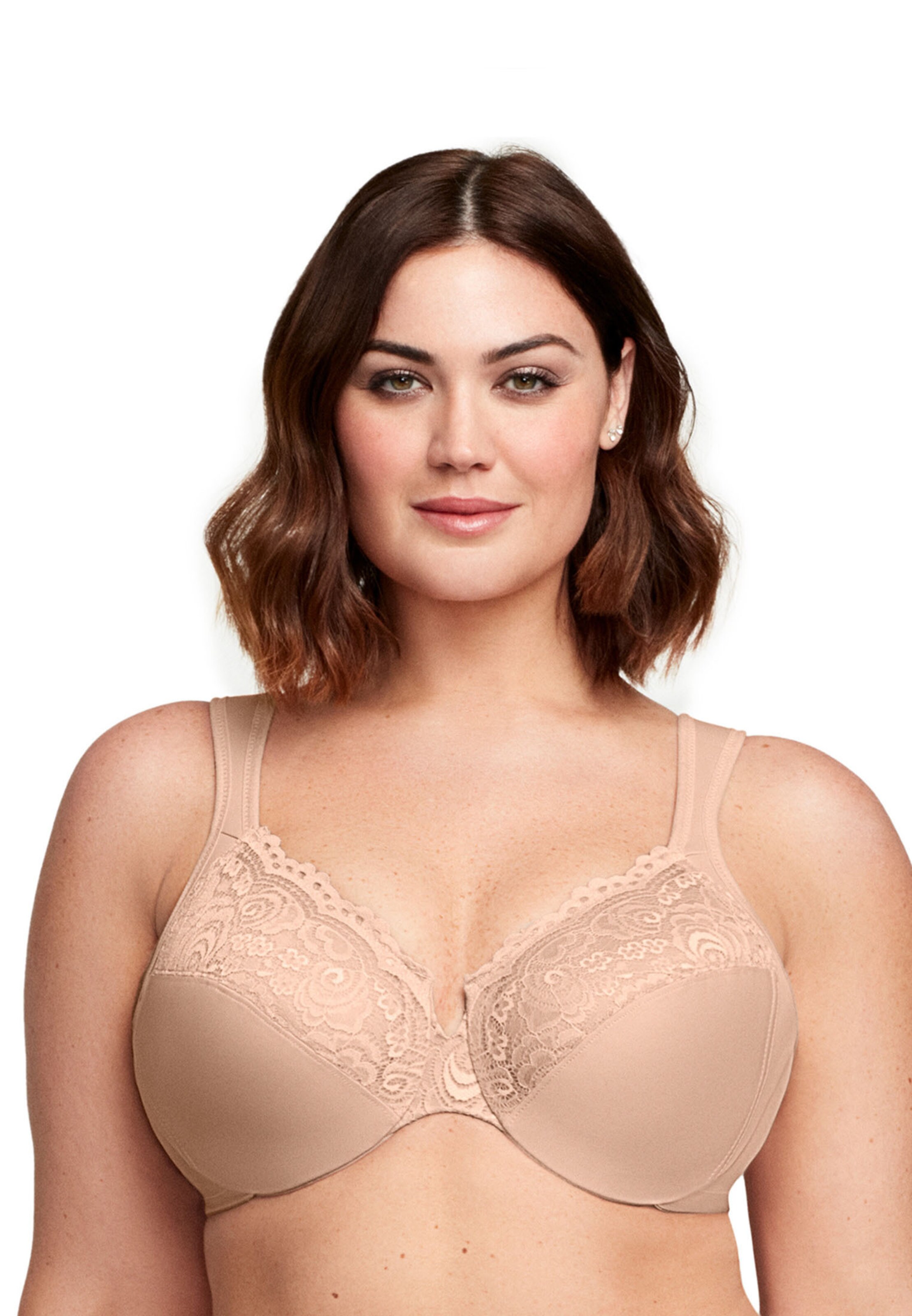 GLAMORISE Minimiser Minimizer in Beige: front
