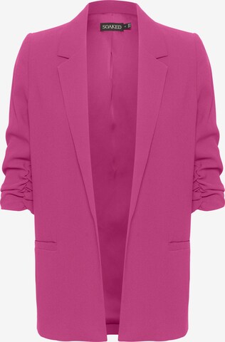 SOAKED IN LUXURY Blazer 'Shirley' in Pink: front