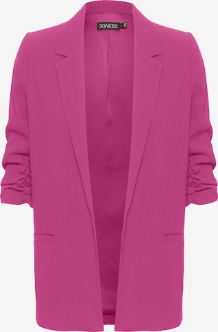 Blazer 'Shirley' SOAKED IN LUXURY en rose : devant