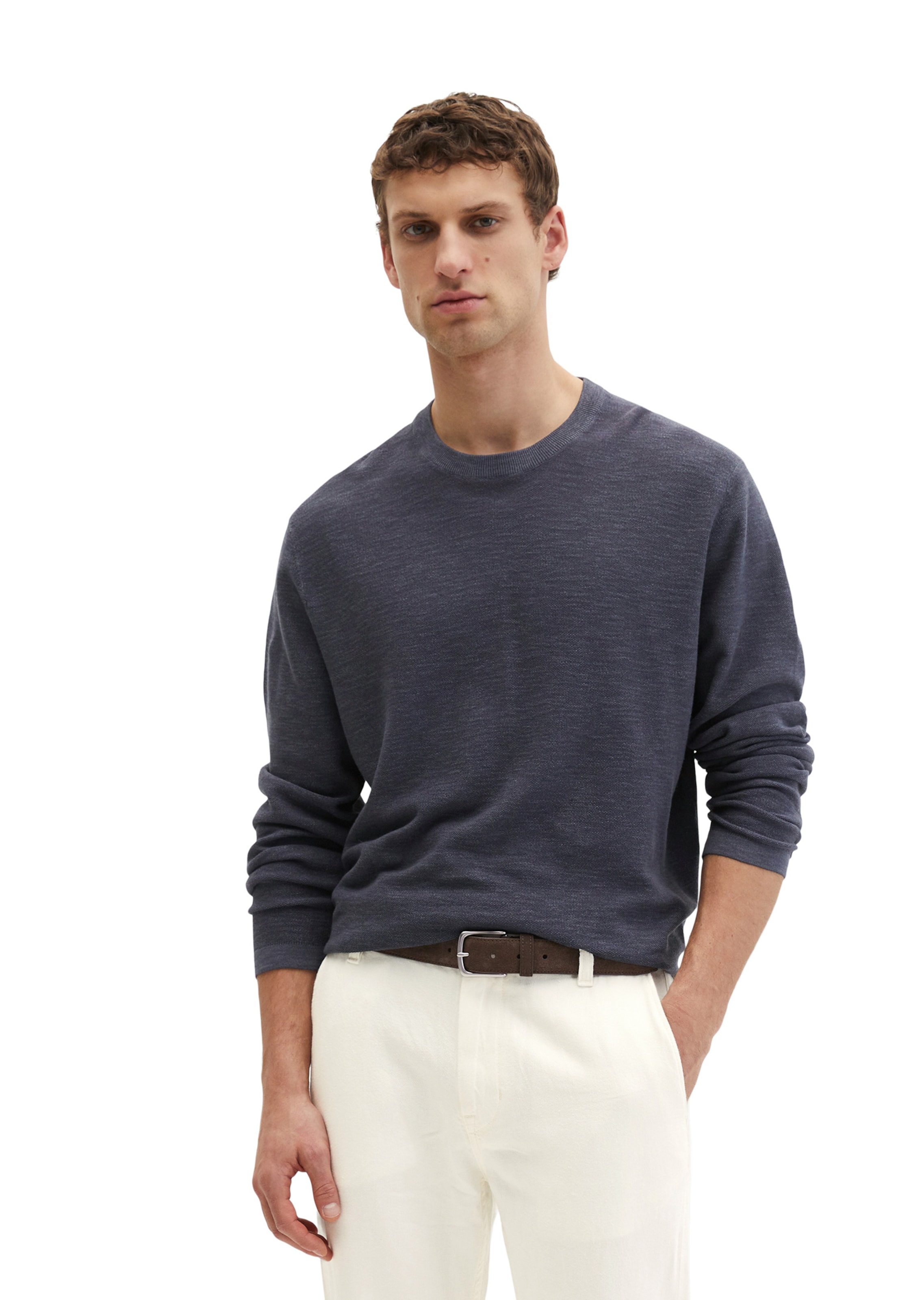 Marc O'Polo Sweater in Grey: front